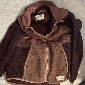 REI Women's Teddy Jacket - Dark Brown and Mauve